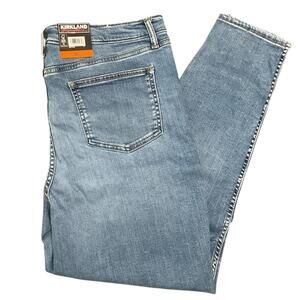Kirkland Signature Light Blue Jeans High Rise Stretch Size 16 NWT